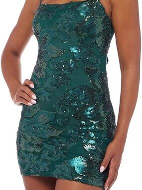 B Darlin | Dresses | B Darlin Blue With Pink Shimmer One Shoulder Gown With  Lattice Detail Neckline | Poshmark